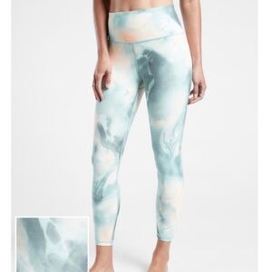 Athleta Elation Printed 7/8 Tight Legging, size M/P